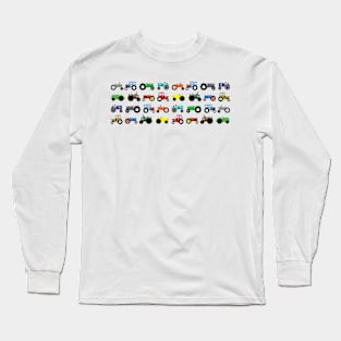 Tractors Print Long Sleeve T-Shirt